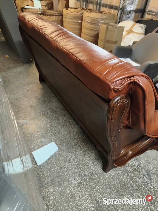 sofa używana skóra Meble Katowice