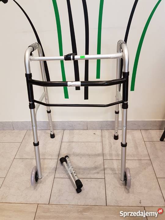 Balkonik stały dwukołowy aluminiowy składany Zdrowie i Uroda Kielce sprzedam