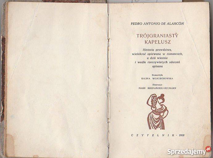 7084 TRÓJGRANIASTY KAPELUSZ HISTORIA PRAWDZIWA Czyrna