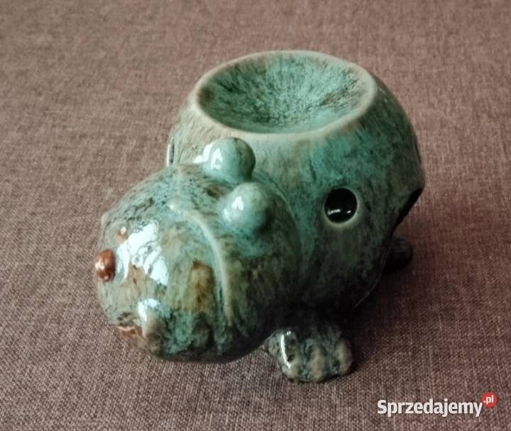 Stary radosny ceramiczny kominek zapachowy Porcelana i szkło sprzedam