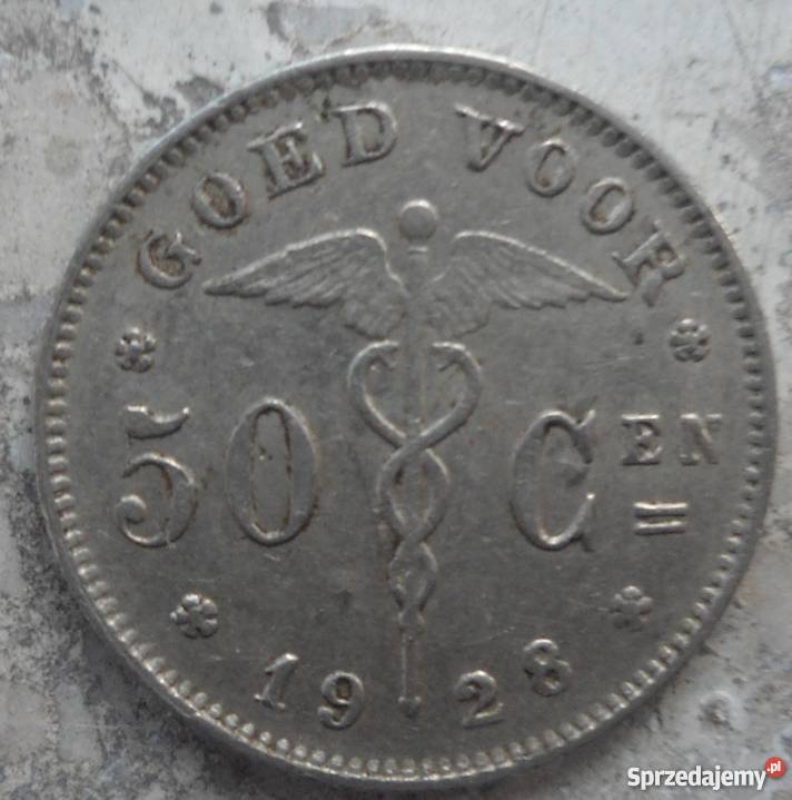 BELGIA50 CENTIMES1928 rNICKEL sprzedam