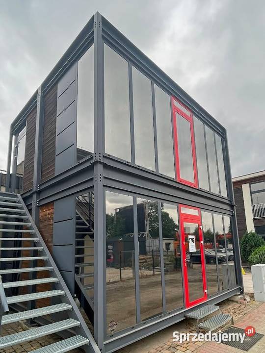 KONTENER PAWILON HANDLOWY BIURO SALON SPRZEDAŻY
