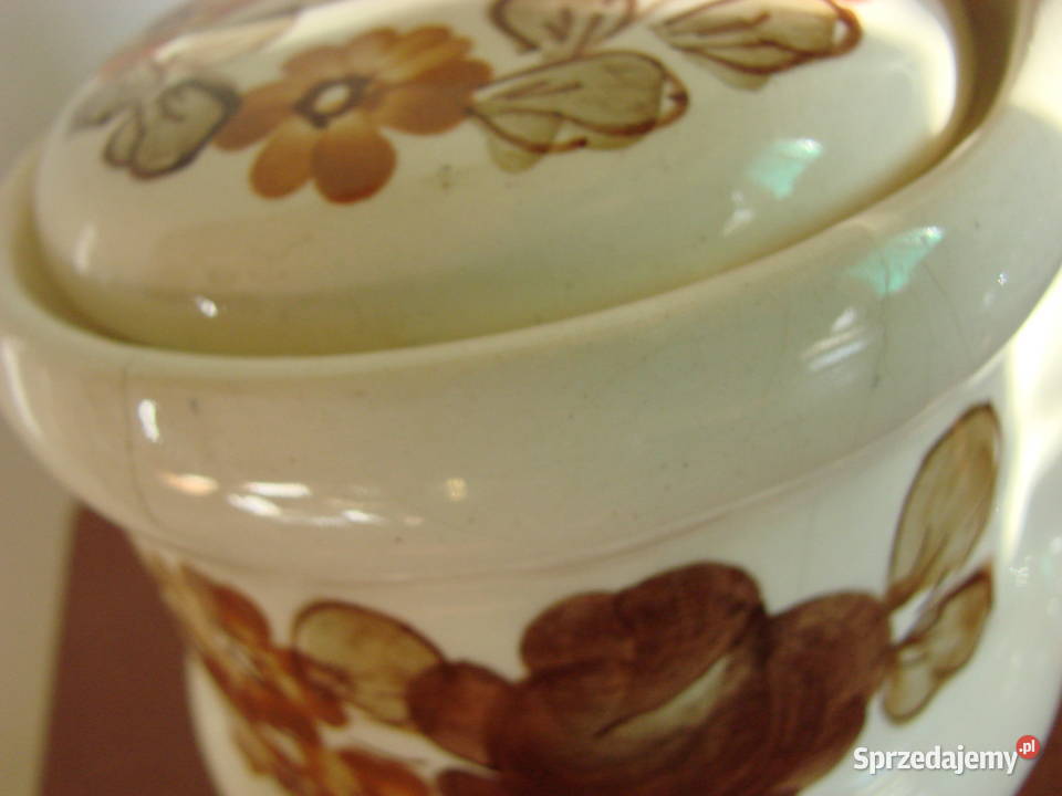 Włocławek fajansowy ścienny pojemnik Pruszcz Gdański
