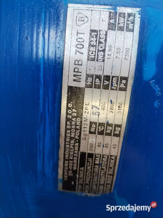 Wentylator do trocin 75 kW Wejherowo