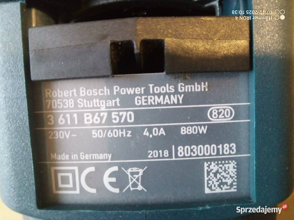 Młotowiertarka Bosch GBH 228 świętokrzyskie Ostrowiec Świętokrzyski