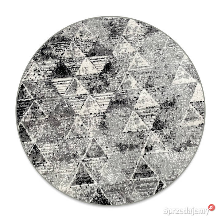 OKRĄGŁY DYWAN 100X100 GĘSTY WŁOS LAILA 15750 Białystok