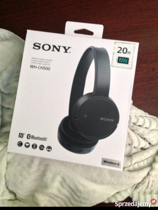 Sprzedam słuchawki bezprzewodowe sony wh h500 Nowe Nowy Borek -  Sprzedajemy.pl