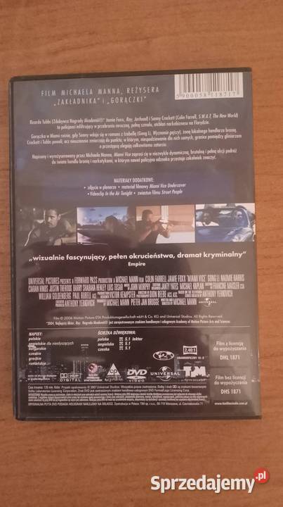 Płyta DVD Miami Wice Muzyka świętokrzyskie Czarzyzna sprzedam