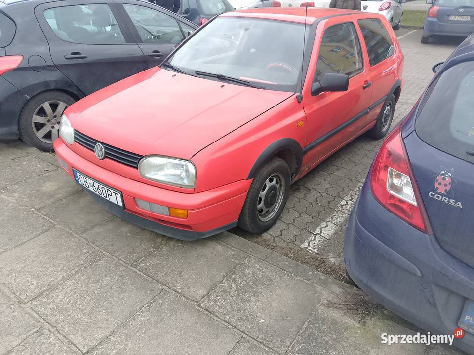 Sprzedam Volkswagena Golfa 3 1 4 Benzyna 1996r kujawsko-pomorskie Bydgoszcz
