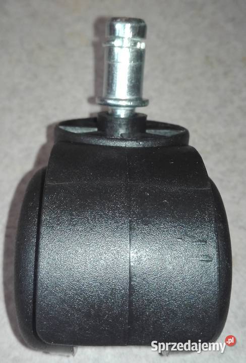 Kółka plastikowe FI 11 do foteli obrotowych kpl czarny Pozostałe śląskie Bielsko-Biała