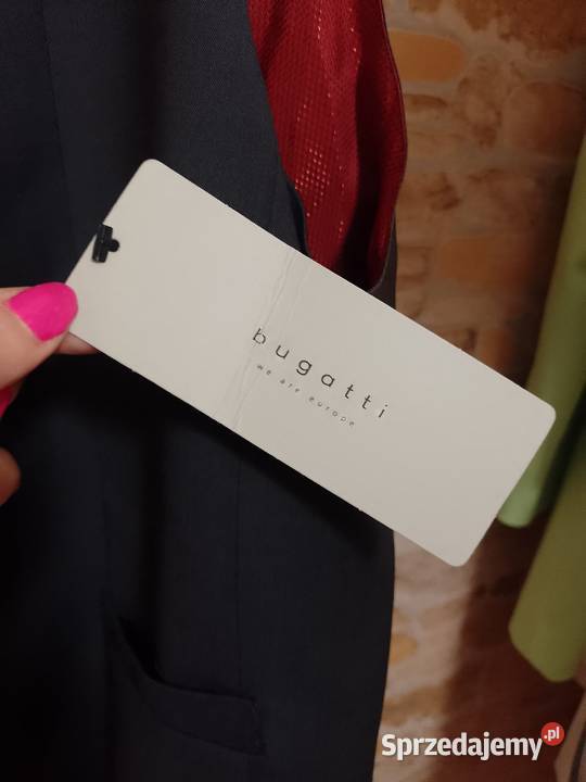 5XL6XL Bugatti Szaro brązowa kamizelka Odzież wyjściowa Kraków