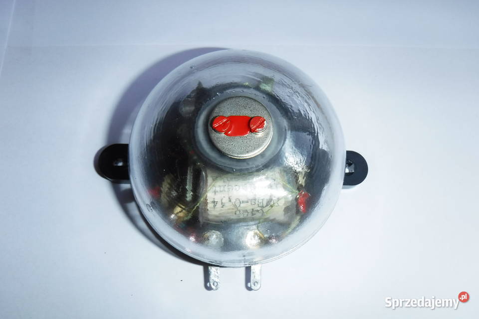 Szklany dzwonek elektryczny electric glass bell Otwock