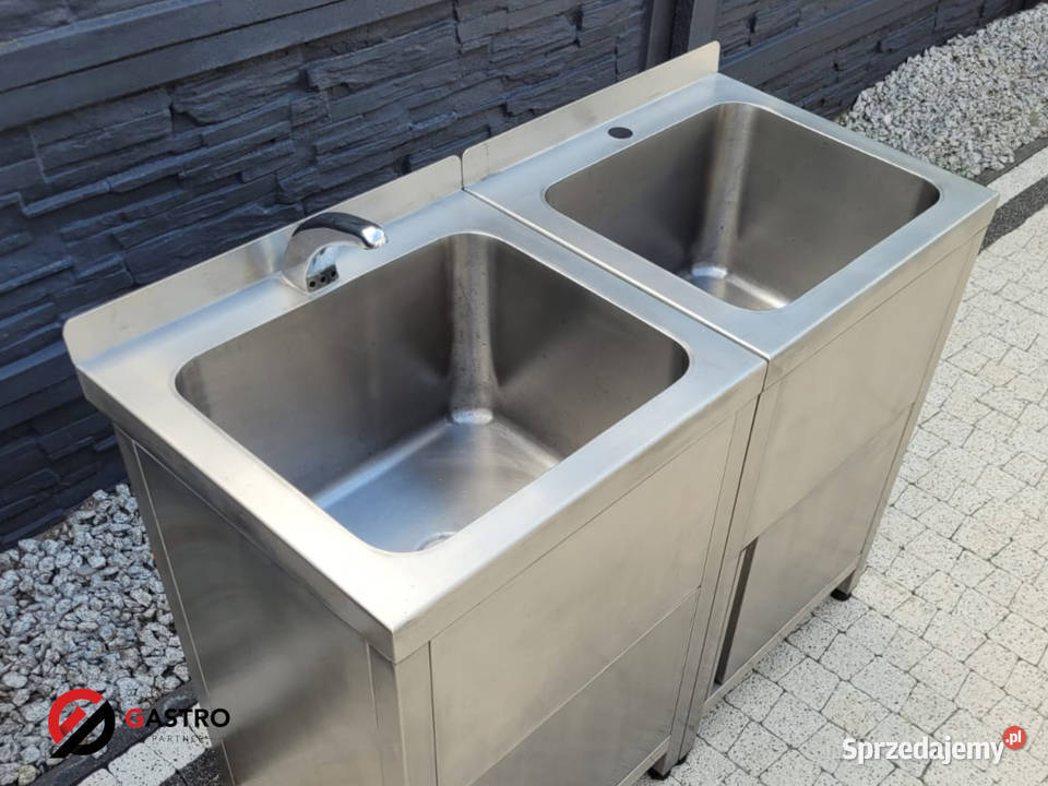 Basen gastronomiczny 2kom z szafką 110x50x85 Ostrów Wielkopolski