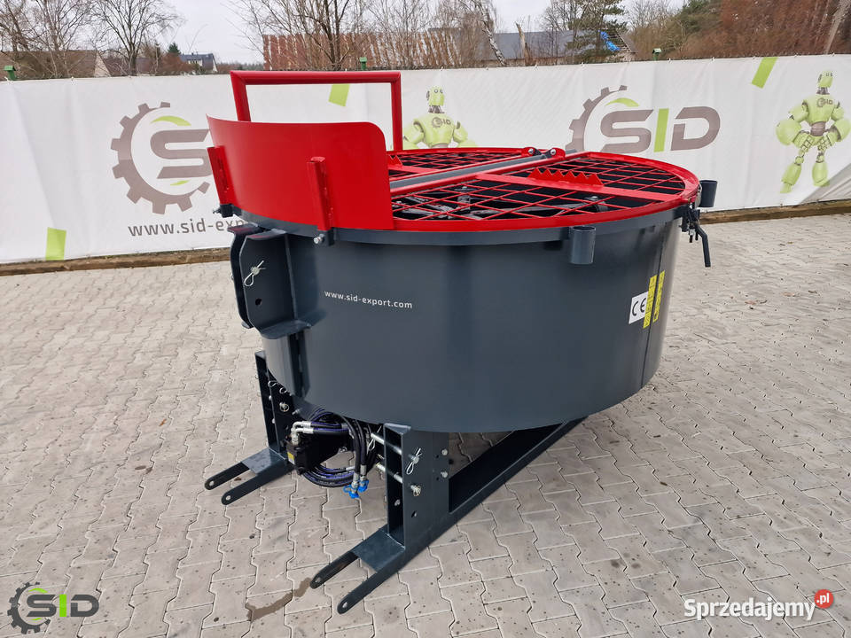 Mieszalnik Betoniarka Bębnowa Ciągnikowa 1800 L Grodziec