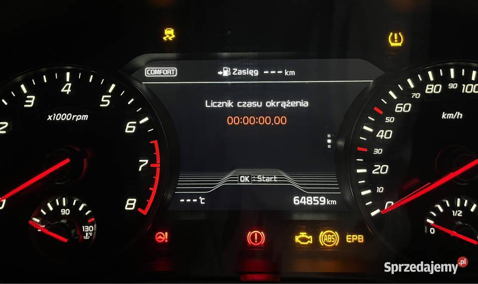 Przerobienie licznika Kia Stinger USA na EU Naprawa i warsztat Kraków