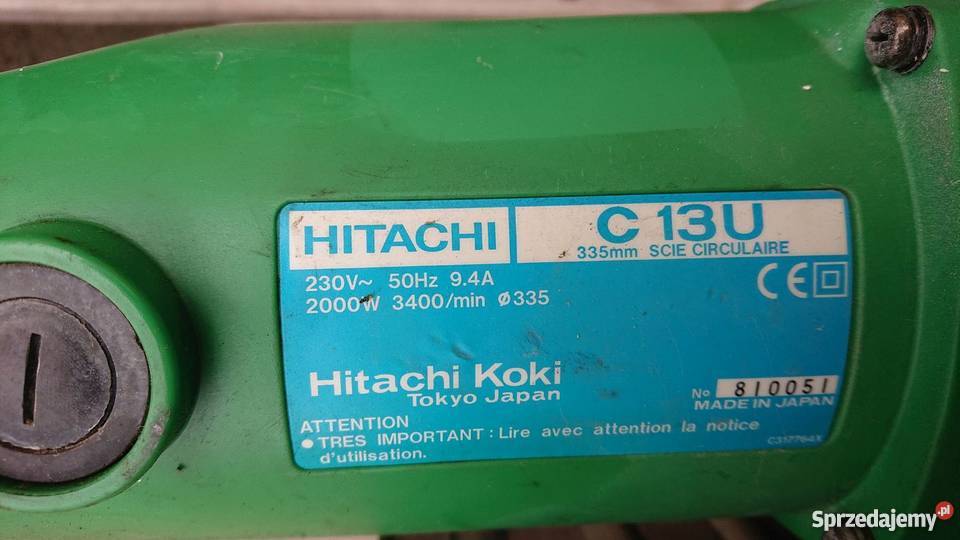 Piła Ręczna Pilarka Tarczowa Hitachi C 13U Pro sprzedam