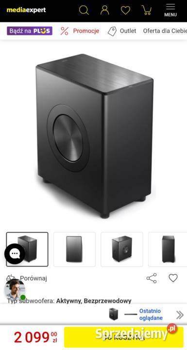 Subwoofer aktywny Fidelio Philips Nowy Kępno