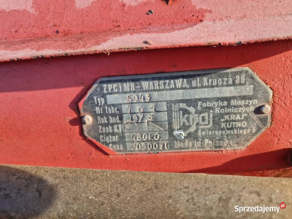Siewnik poznaniak 27m S043 Mroczków Duży