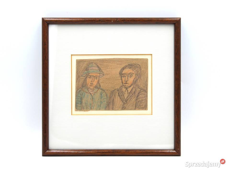 Nikifor Krynicki 1895 1968 portret podwójny wielkopolskie