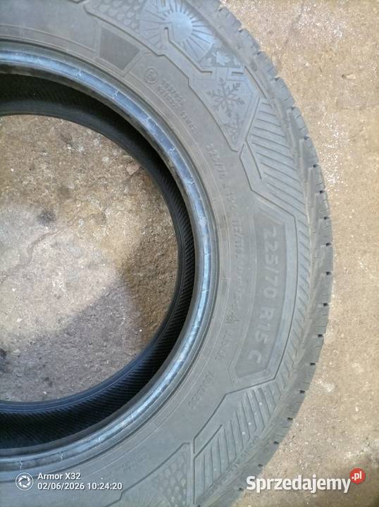 Opony 225x70x15 podkarpackie Pustków