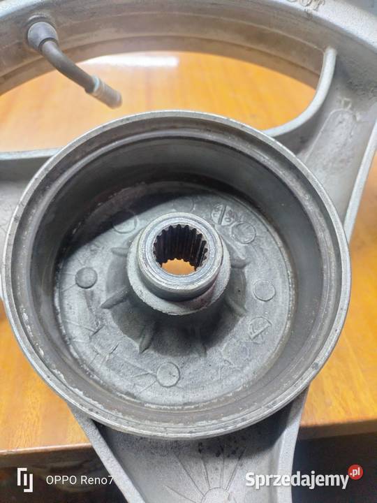 Tylne koło 12 cal 19 frezów skuter 4T Łubno