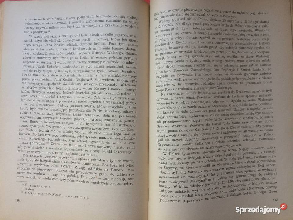 3223 Stosunki PolskoPomorskie W II Połowie XVI Szczecin sprzedam