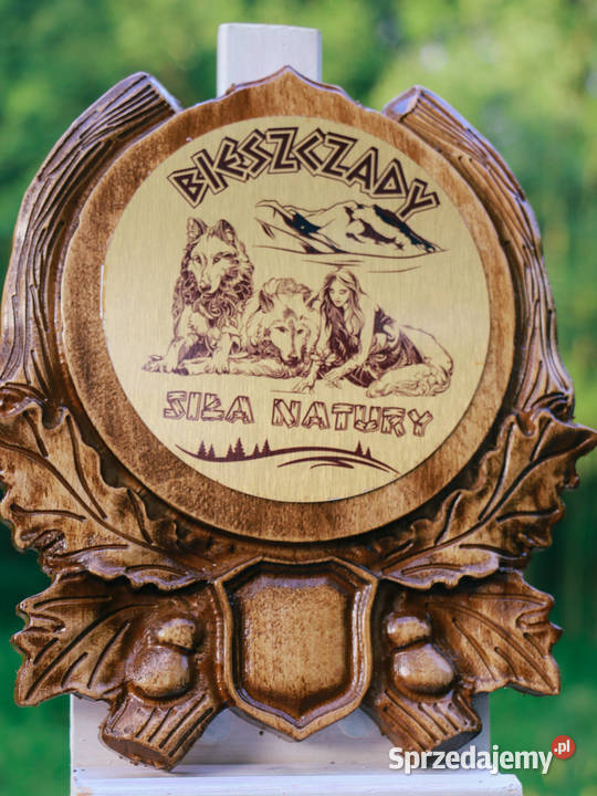 Pamiątka z Bieszczad Rzeźbiona deska