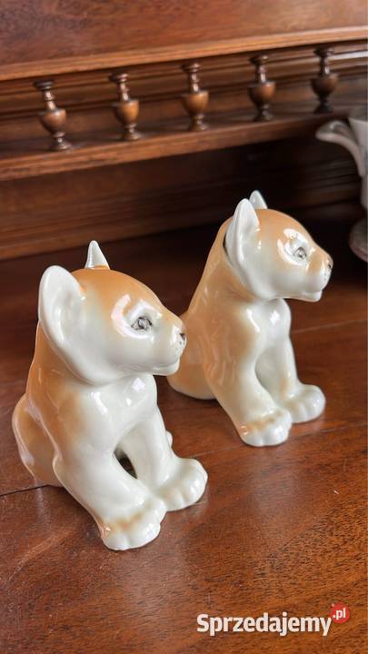 FIGURKA PORCELANOWA ŁOMONOSOW USSR Figurka Gdańsk