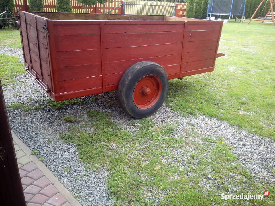 Przyczepka dwukółka do ciągnika Kolbuszowa