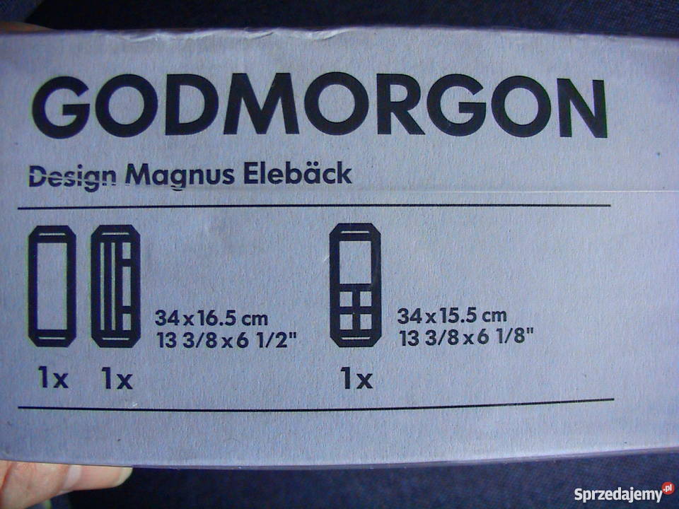 IKEA GODMORGON pojemniki przyborniki 3 sztuki