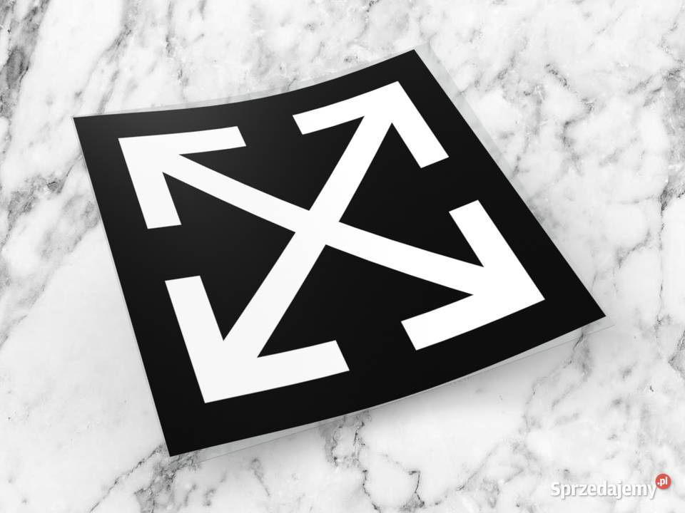 Naklejka OFFWHITE 6 x 6 off white supreme usa 1 Choroszcz