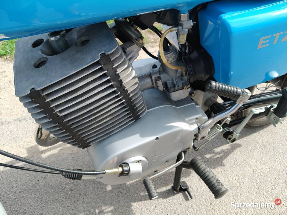 Motocykl MZ ETZ 250 1988 niebieska z dokumentami pozostałe wielkopolskie Kalisz
