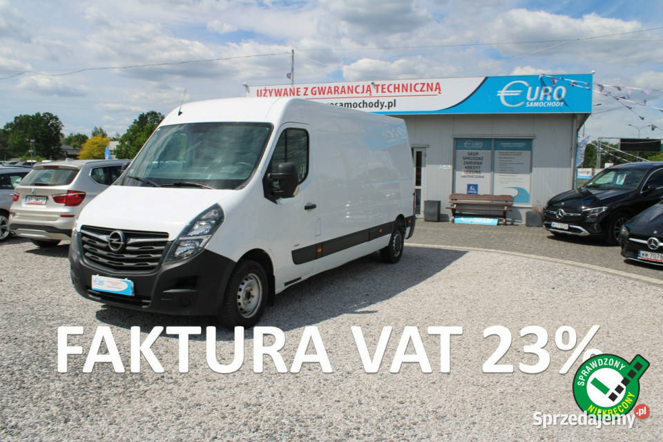 Opel Movano 23 136 L3H2 FVAT FWD netto 53252PLN tempomat Warszawa sprzedam