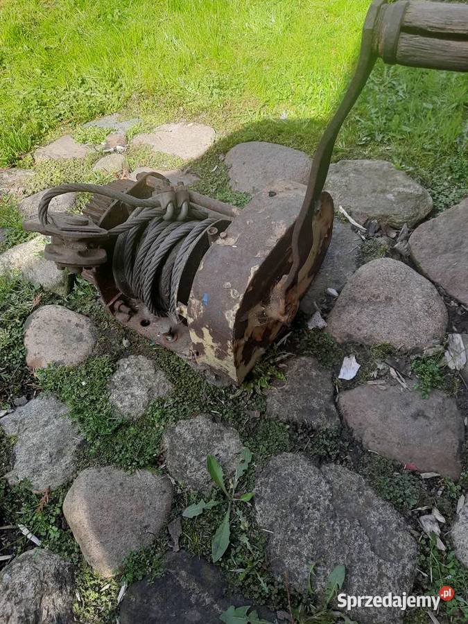 Wyciągarka Wyciągarka reczna linowa wojskowa Motoryzacja Ostróda