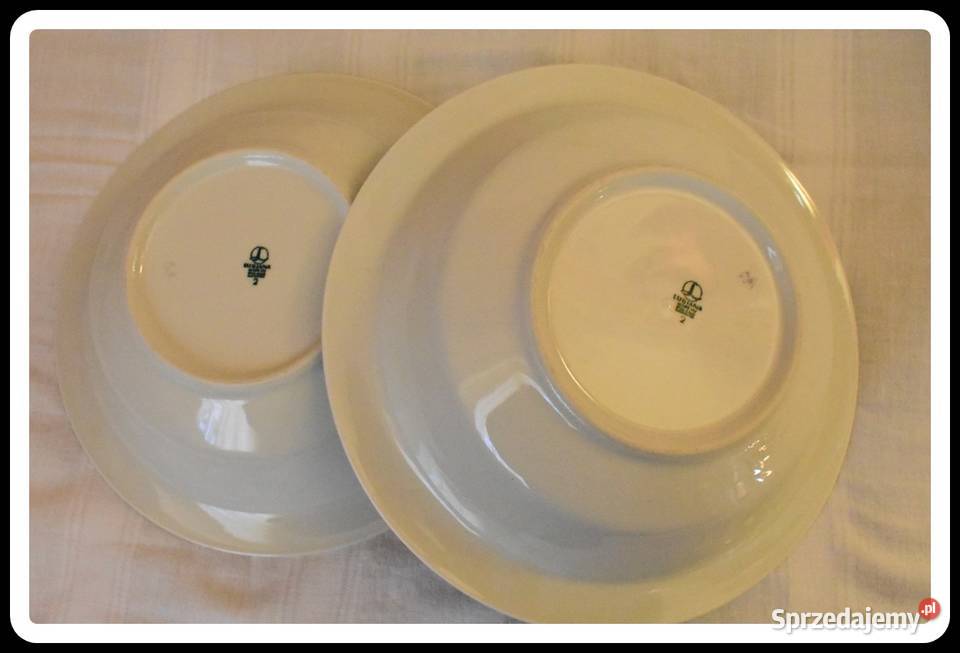 Porcelana Lubiana PRL 5 sztuk półmisek salaterka