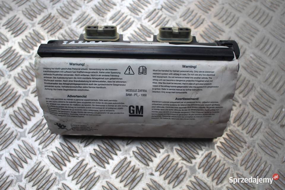 PODUSZKA AIRBAG PASAŻERA OPEL ZAFIRA B 13111177