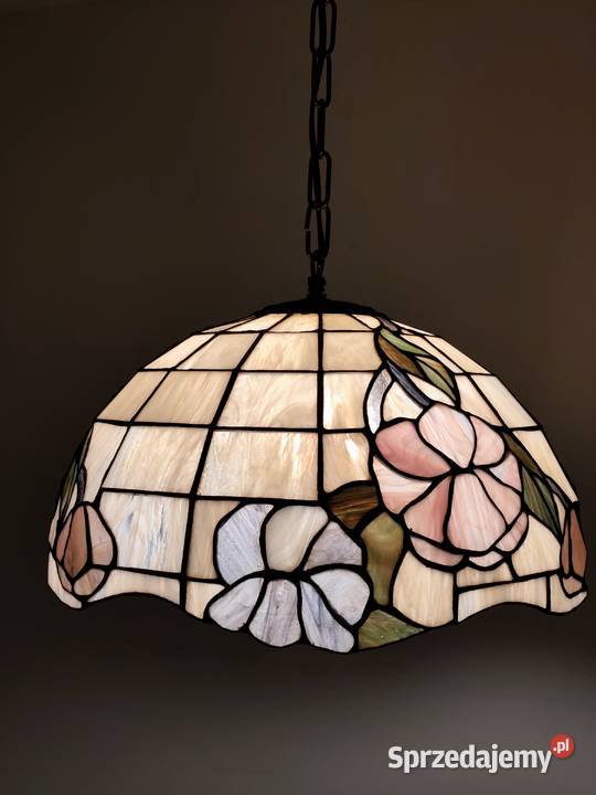 Lampa Sufitowa Witraż w Stylu Tiffany Poddębice