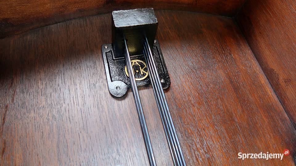 Unikatowy Stojący Dębowy Zegar Chłop Ajk Gong 8 Ziębice