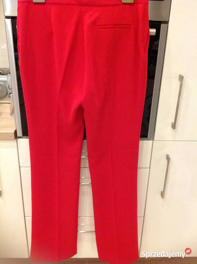 Eleganckie Spodnie Czerwone PINKO LXL Nowe Rozmiar 42(XL) lubuskie