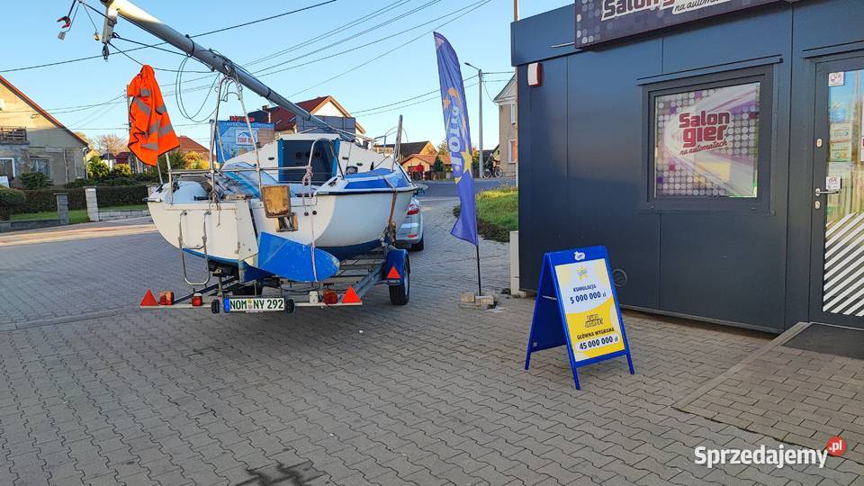 Jacht micro polo z przyczepka Żeglarstwo Sława