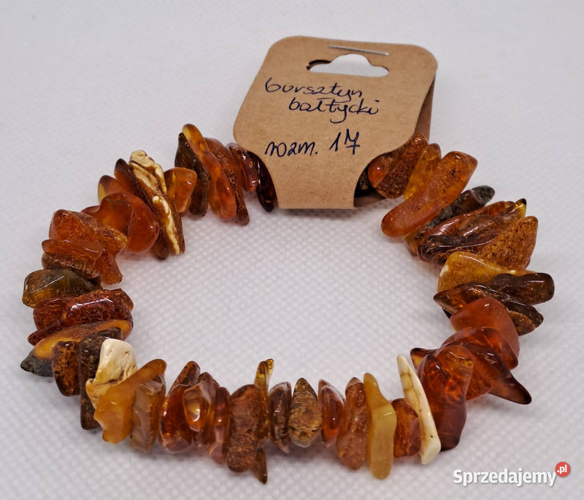 Bransoletka z bursztynu bursztyn bałtycki mazowieckie Warszawa