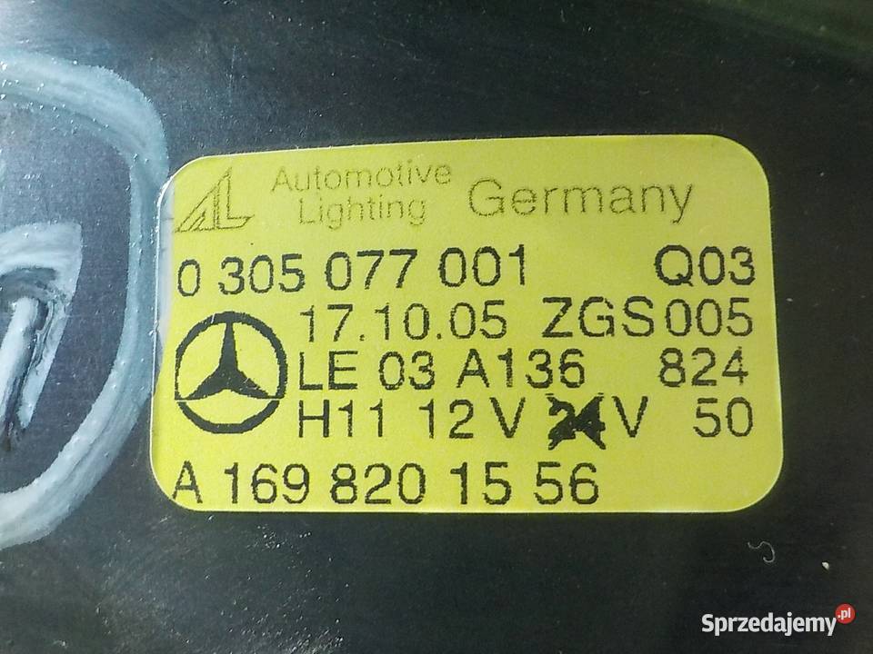 CLK W209 LIFT 18 B AUT CABRIO 2D 08r halogen mazowieckie Suków