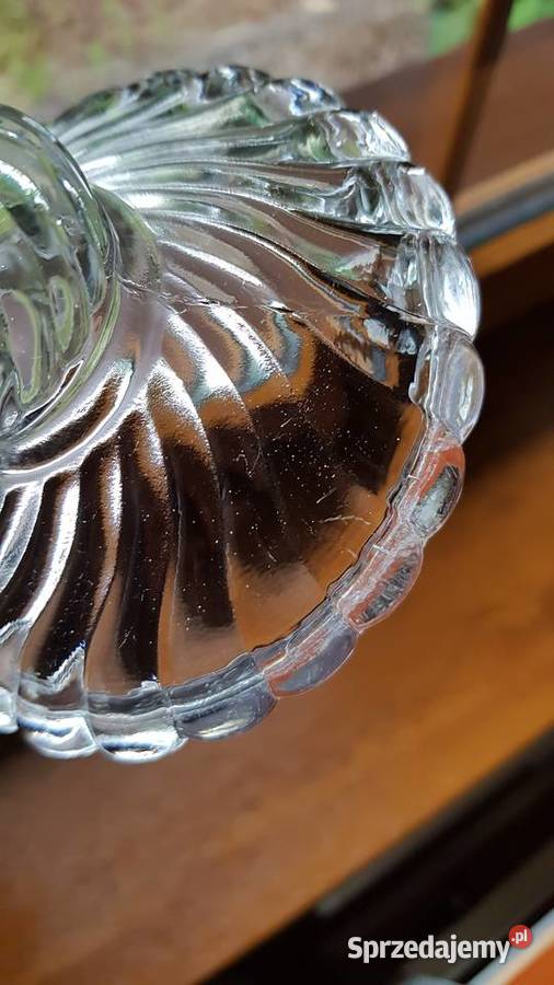 2x świecznik Spirelli świeczniki Ząbkowice szkło