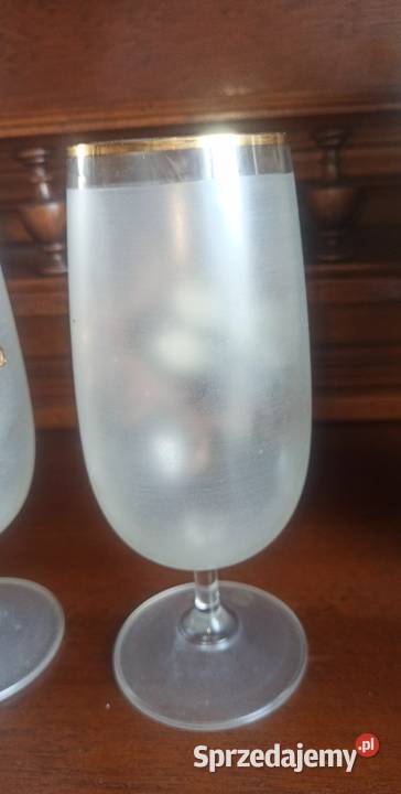 Kieliszek Bohemia Kobaltowe szkło Ręcznie