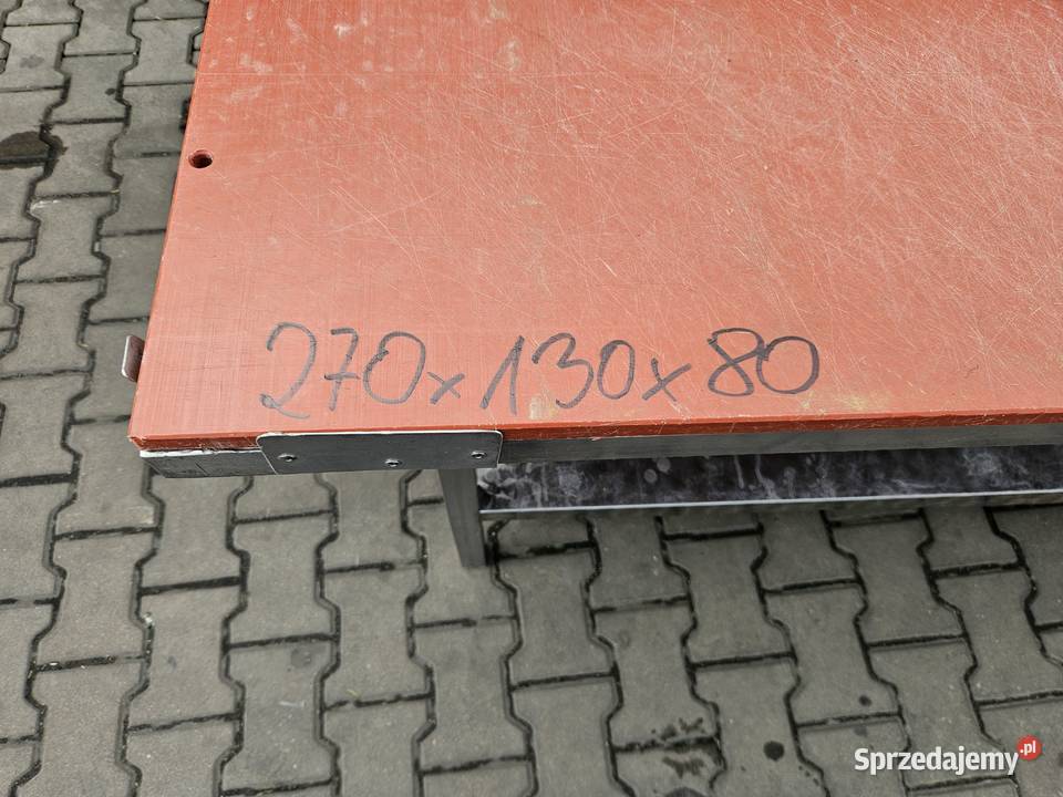 Stół masarski 2700x1200x800 wielkopolskie Krotoszyn