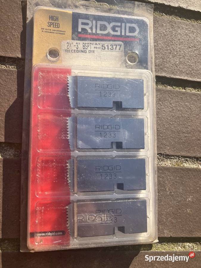 Noże narzynki 2 i 123 RIDGID 1233 51377 Leszno