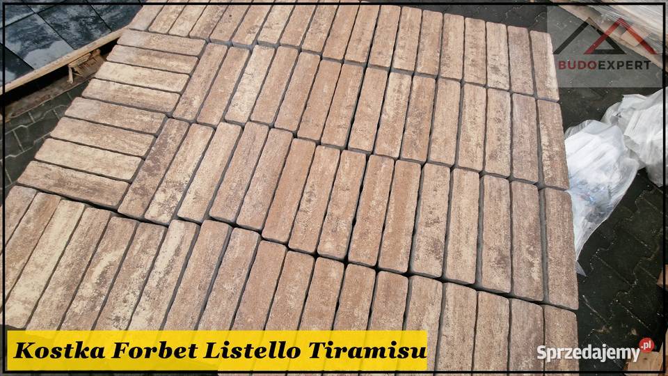 Kostka brukowa Forbet LISTELLO mix Silver Piryt Gorzyce sprzedam