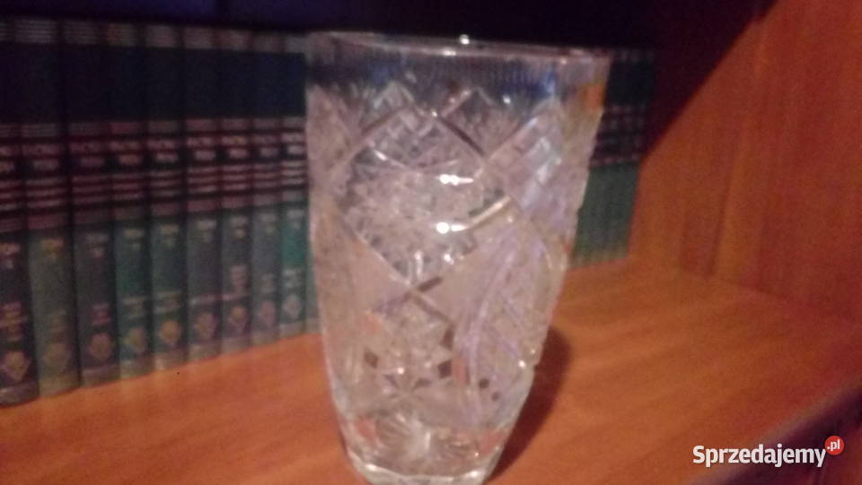 Kryształowy wazon PRL lata 70te