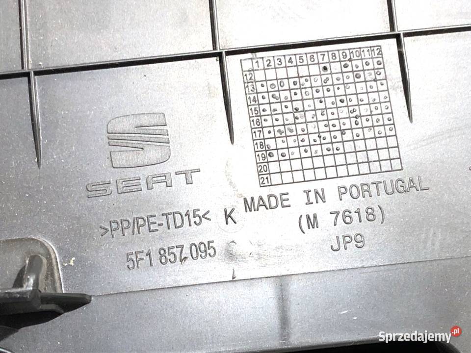 SCHOWEK PASAŻERA SEAT LEON III Hatchback osobowe Schowki, półki podkarpackie