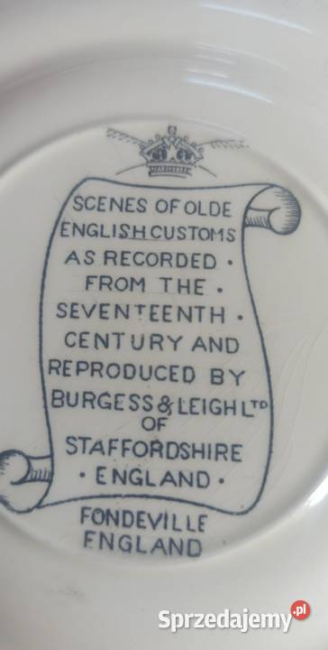 Talerz Burgess Leith Lth of Staffordshire Gdańsk